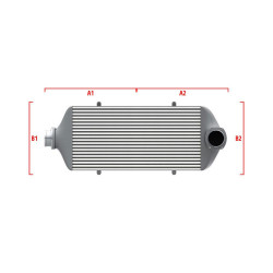 Competition custom intercooler Wagner 500mm x 205mm x 80mm