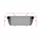 Su misura Competition custom intercooler Wagner 500mm x 205mm x 80mm | race-shop.it