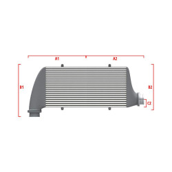 Competition custom intercooler Wagner 500mm x 205mm x 80mm