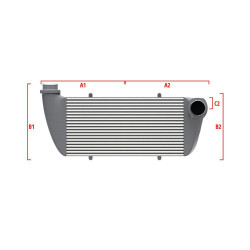 Competition custom intercooler Wagner 500mm x 400mm x 100mm