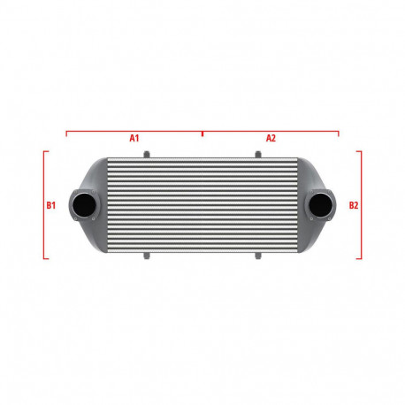 Su misura Competition custom intercooler Wagner 500mm x 400mm x 100mm | race-shop.it