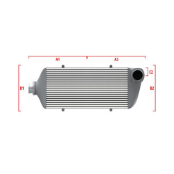 Competition custom intercooler Wagner 500mm x 205mm x 80mm