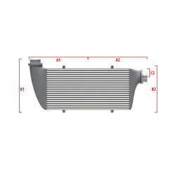 Performance custom intercooler Wagner 550mm x 400mm x 100mm