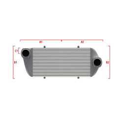Competition custom intercooler Wagner 550mm x 400mm x 100mm