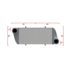 Performance custom intercooler Wagner 550mm x 400mm x 100mm