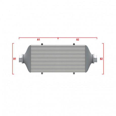 Su misura Competition custom intercooler Wagner 500mm x 400mm x 100mm | race-shop.it