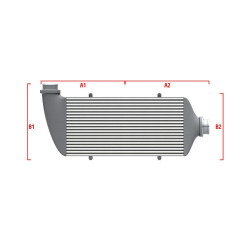 Competition custom intercooler Wagner 500mm x 205mm x 80mm