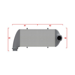 Performance custom intercooler Wagner 700mm x 300mm x 90mm