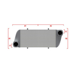 Performance custom intercooler Wagner 600mm x 300mm x 90mm