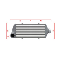 Performance custom intercooler Wagner 700mm x 205mm x 80mm