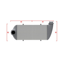 Performance custom intercooler Wagner 550mm x 400mm x 100mm