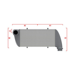 Competition custom intercooler Wagner 700mm x 300mm x 90mm