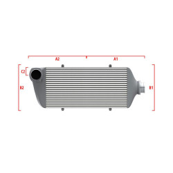 Performance custom intercooler Wagner 700mm x 300mm x 90mm
