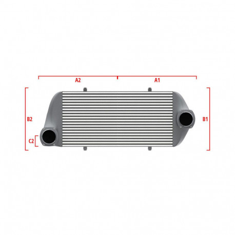Su misura Performance custom intercooler Wagner 700mm x 300mm x 90mm | race-shop.it