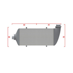 Competition custom intercooler Wagner 600mm x 205mm x 80mm
