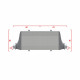 Su misura Competition custom intercooler Wagner 650mm x 400mm x 100mm | race-shop.it
