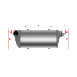 Performance custom intercooler Wagner 700mm x 300mm x 90mm