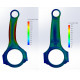 Parti del motore Bielle forgiate BoostLine per BMW S54B32 139.00mm(CA625+) | race-shop.it