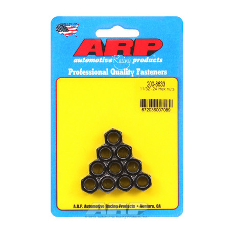 Bulloneria ARP 11/32-24 Esagonale set di dadi (10pz) | race-shop.it
