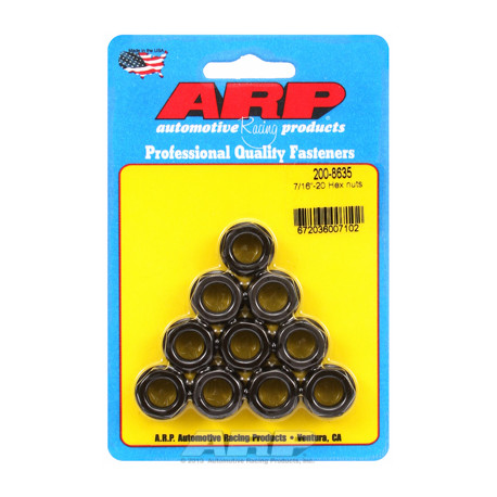 Bulloneria ARP 7/16-20 Esagonale set di dadi (10pz) | race-shop.it