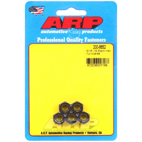 Bulloneria ARP ARP dadi (testa esagonale, neri), 5/16-18, 5 pz | race-shop.it