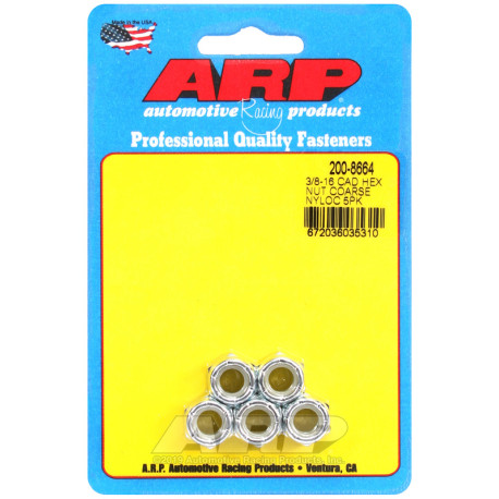 Bulloneria ARP ARP dadi (testa esagonale, autobloccanti), 3/8-16, 5 pz | race-shop.it