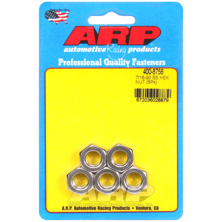 Bulloneria ARP ARP dadi (inox, testa esagonale), 7/16-20, 5 pz, V1 | race-shop.it