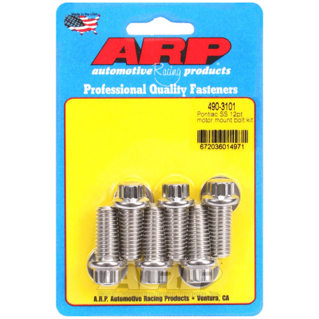 Bulloneria ARP ARP viti supporto motore per Pontiac (inox, testa a 12 punte) | race-shop.it
