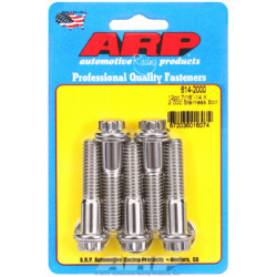 "7/16""-14 X 2.000 12pt 1/2 SS bulloni" (5pz)