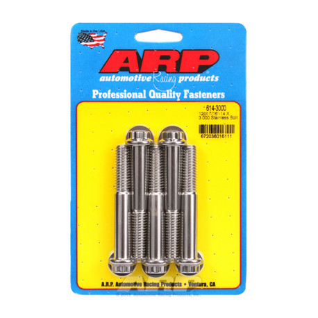 Bulloneria ARP "7/16""-14 X 3.000 12pt 1/2 SS bulloni" (5pz) | race-shop.it