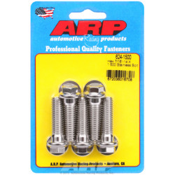 "7/16""-14 X 1.500 Esagonale 1/2 SS bulloni" (5pz)