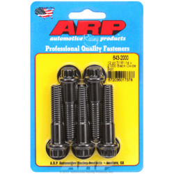"7/16""-14 x 2.000 12pt ossido nero bulloni" (5pz)