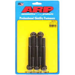 "7/16""-14 x 3.750 12pt ossido nero bulloni" (5pz)