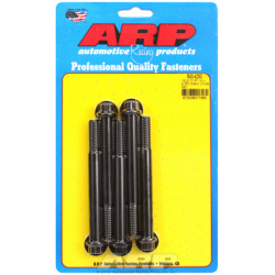"7/16""-14 x 4.250 12pt ossido nero bulloni" (5pz)