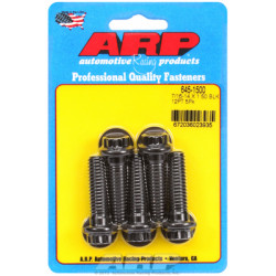 "7/16""-14 X 1.500 12pt 1/2 ossido nero bulloni"5pz