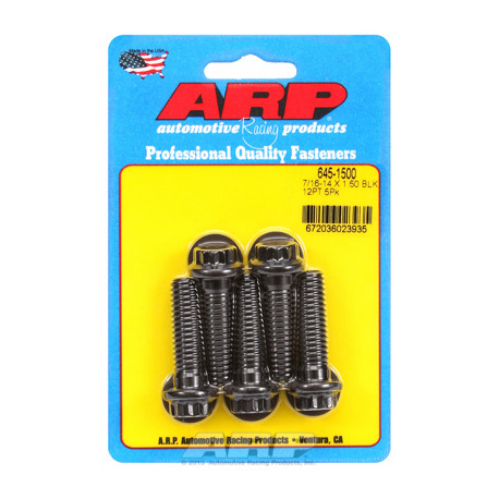 Bulloneria ARP "7/16""-14 X 1.500 12pt 1/2 ossido nero bulloni"5pz | race-shop.it