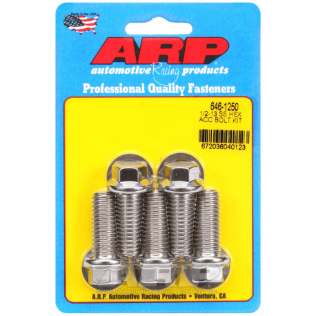 Bulloneria ARP ARP viti (inox, testa esagonale), 1/2-13 × 31,75 mm | race-shop.it