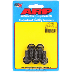 "3/8""-16 X 0.750 Esagonale ossido nero bulloni" (5pz)