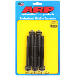 "7/16""-14 X 4.000 Esagonale ossido nero bulloni" (5pz)