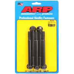 "7/16""-14 X 4.500 Esagonale ossido nero bulloni" (5pz)
