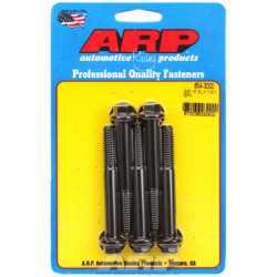 "3/8""-16 x 3.000 Esagonale 7/16 ossido nero bulloni"(5pz