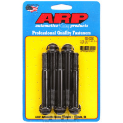 "7/16""-14 X 3.250 Esagonale 1/2 ossido nero bulloni" 5pz