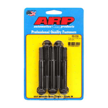Bulloneria ARP "7/16""-14 X 3.250 Esagonale 1/2 ossido nero bulloni" 5pz | race-shop.it