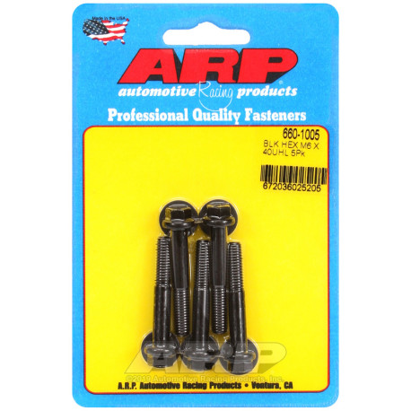 Bulloneria ARP ARP viti (testa esagonale, neri), M6×1.00 × 40 mm, 5 pz | race-shop.it