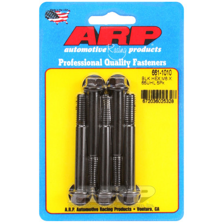 Bulloneria ARP ARP viti (testa esagonale, neri), M8×1.25 × 65 mm, 5 pz | race-shop.it