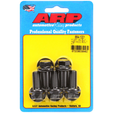 Bulloneria ARP ARP viti (testa esagonale, neri), M12×1.50 × 25 mm | race-shop.it
