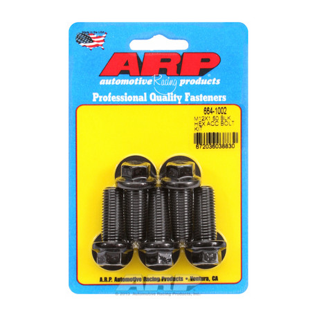 Bulloneria ARP ARP set di bulloni M12 x 1.50 x 30 ossido nero Esagonale | race-shop.it