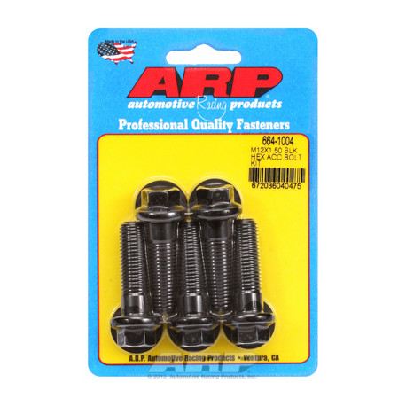 Bulloneria ARP ARP set di bulloni M12 x 1.50 x 40 ossido nero Esagonale | race-shop.it