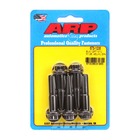 Bulloneria ARP M10 x 1.25 x 45 12pt ossido nero bulloni (5pz) | race-shop.it