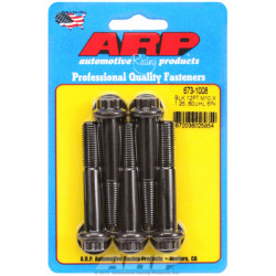 M10 x 1.25 x 60 12pt ossido nero bulloni (5pz)